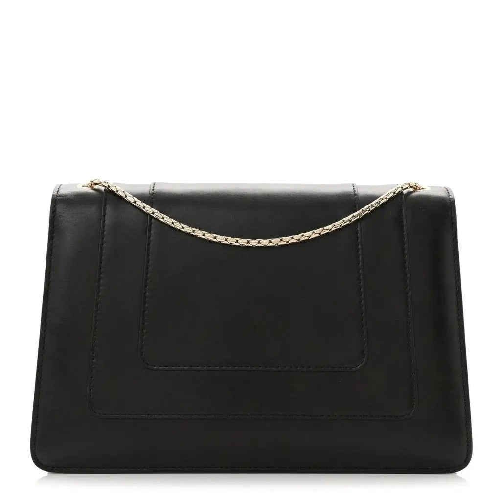 Black Chain Flap Shoulder Bag — B15