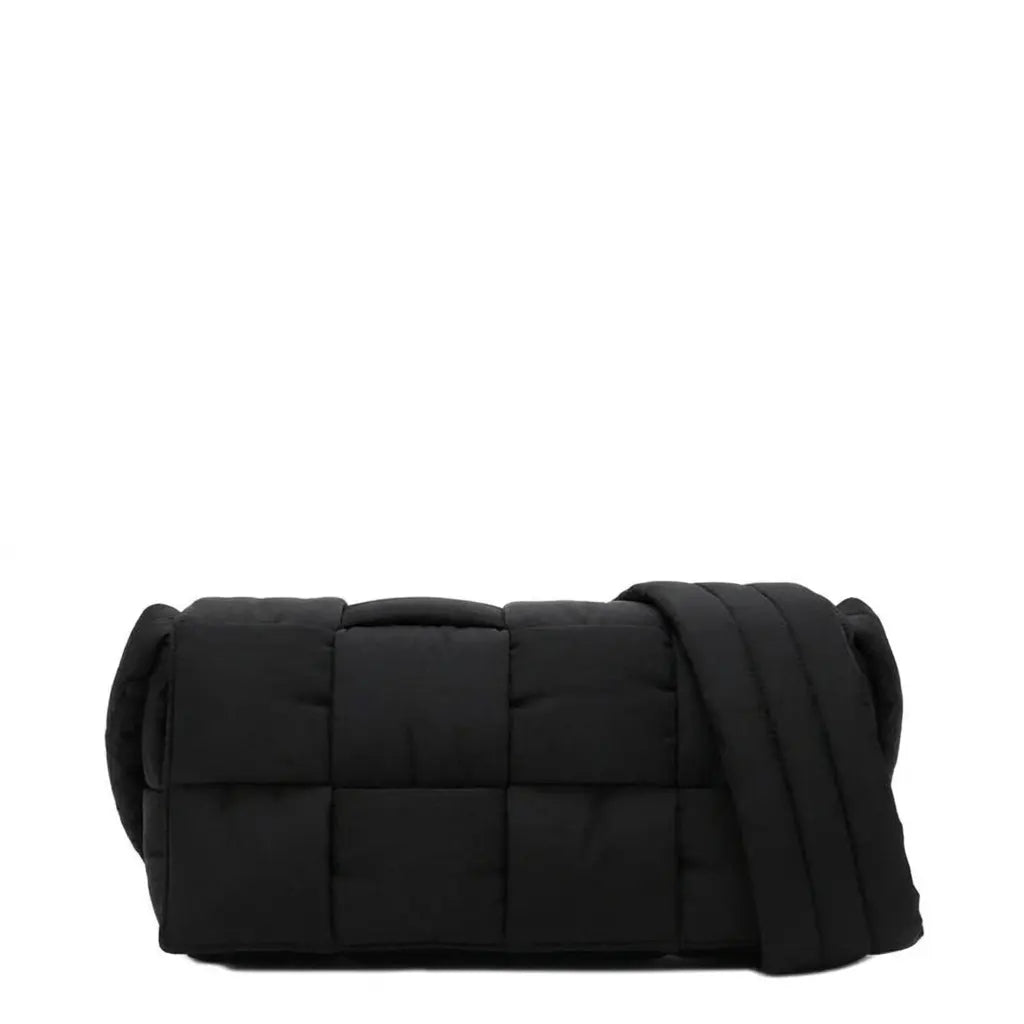 Padded Woven Shoulder Bag — B23