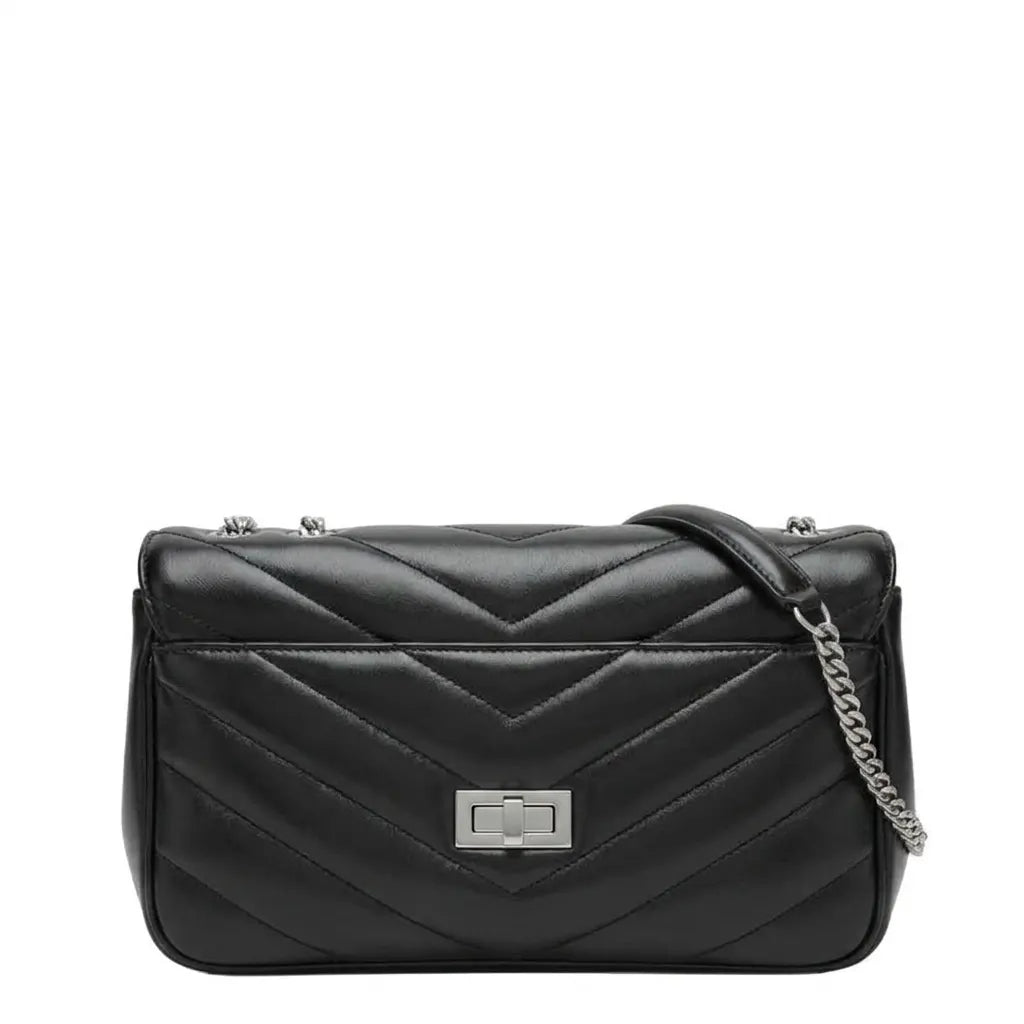 Quilted Medium Chain Shoulder Bag — B24