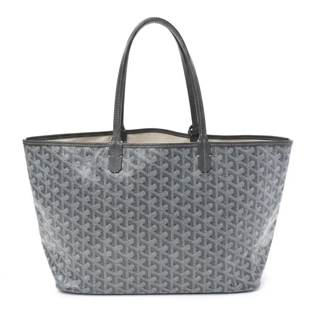 Grey Patterned Everyday Tote — B09